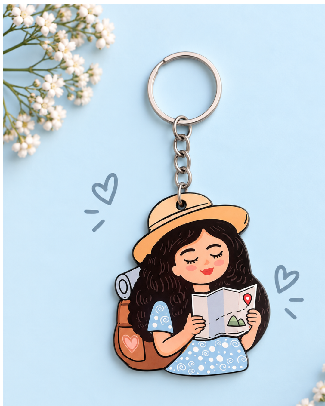 Travel Bug - Girl Personality Pop Keychain