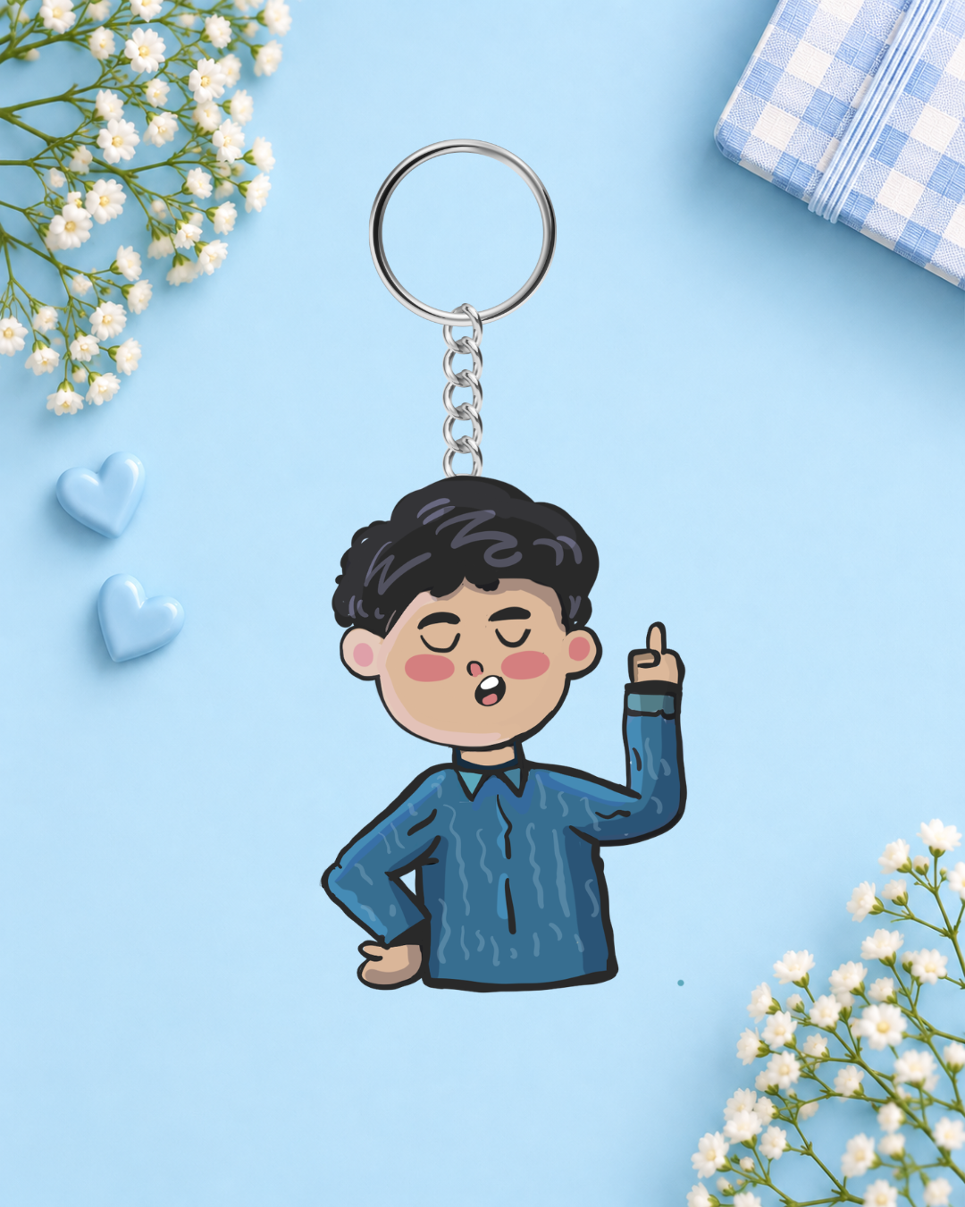 Gyaani Baba - Boy Personality Pop Keychain