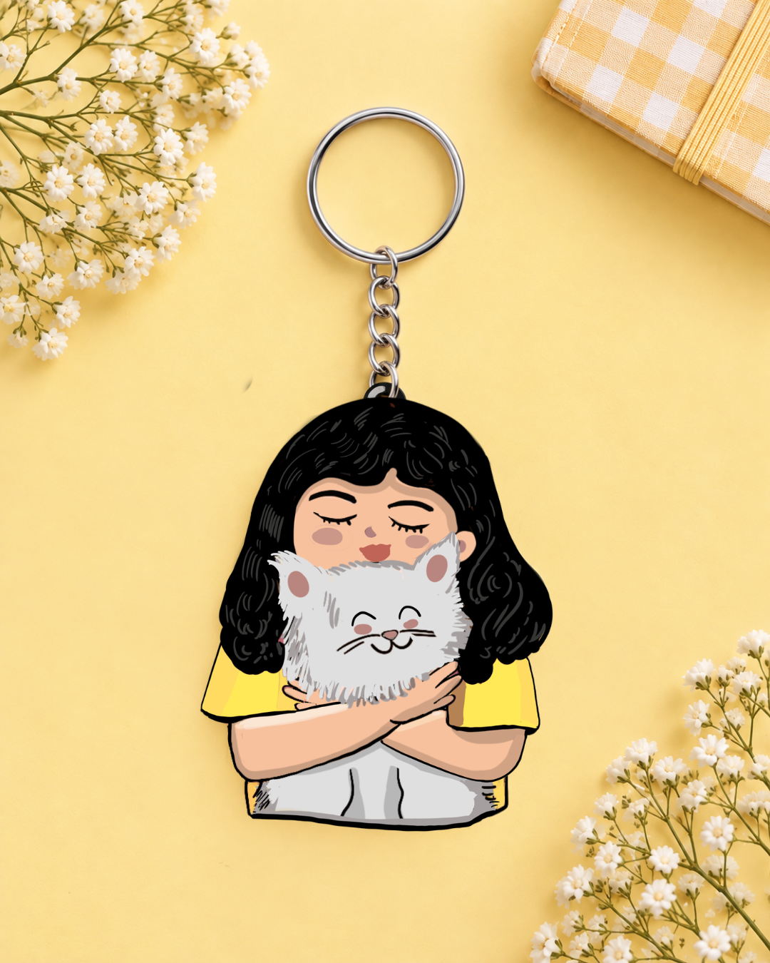 Cat Mom - Girl Personality Pop Keychain