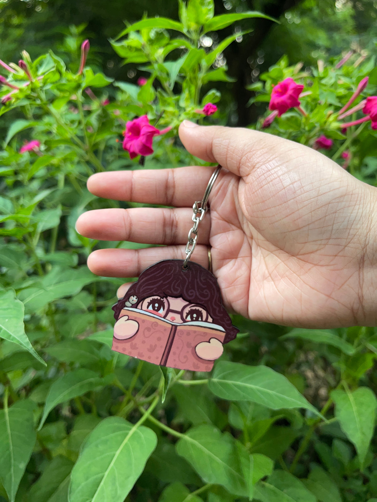 Book Nerd - Girl Personality Pop Keychain