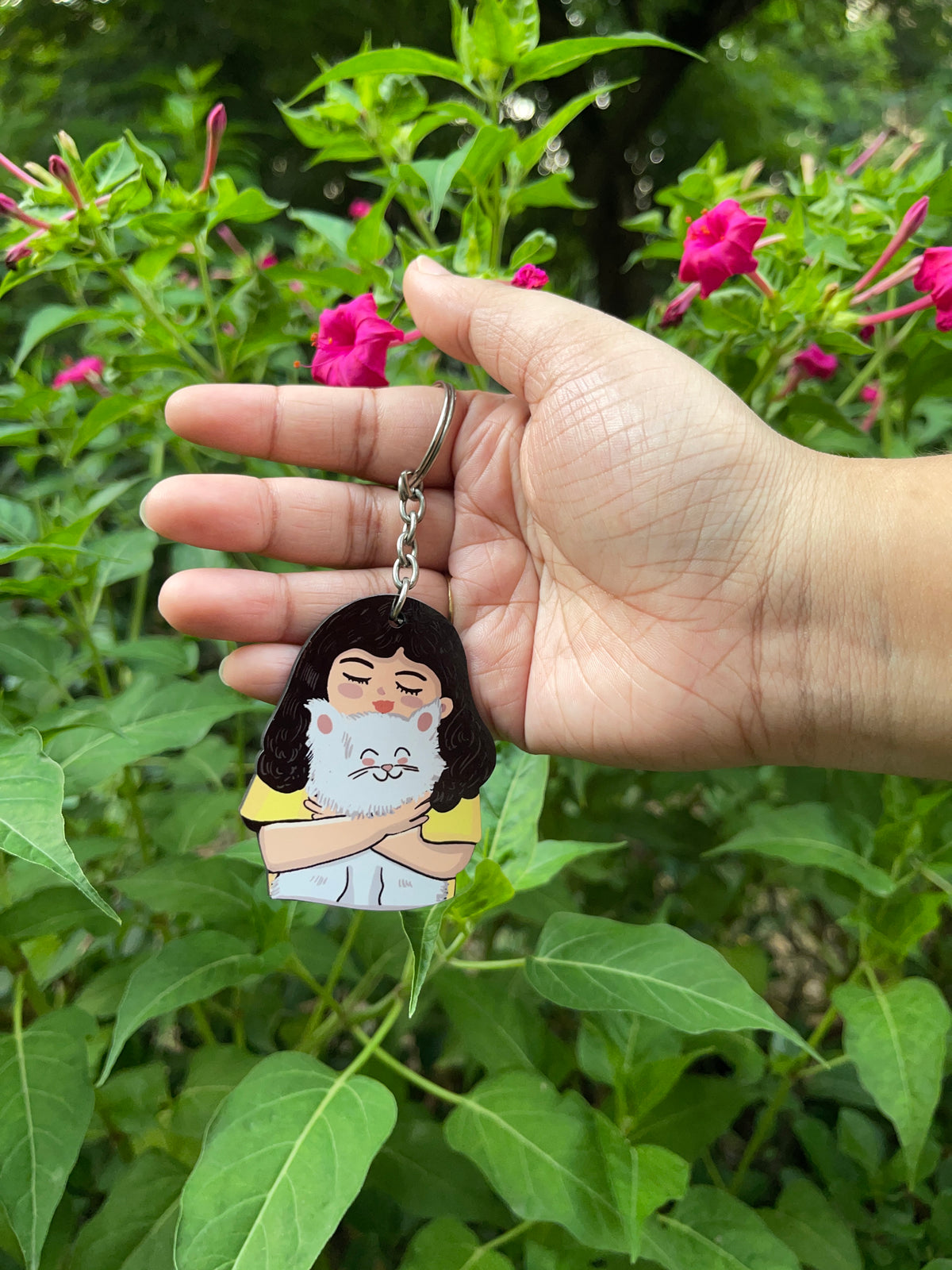 Cat Mom - Girl Personality Pop Keychain
