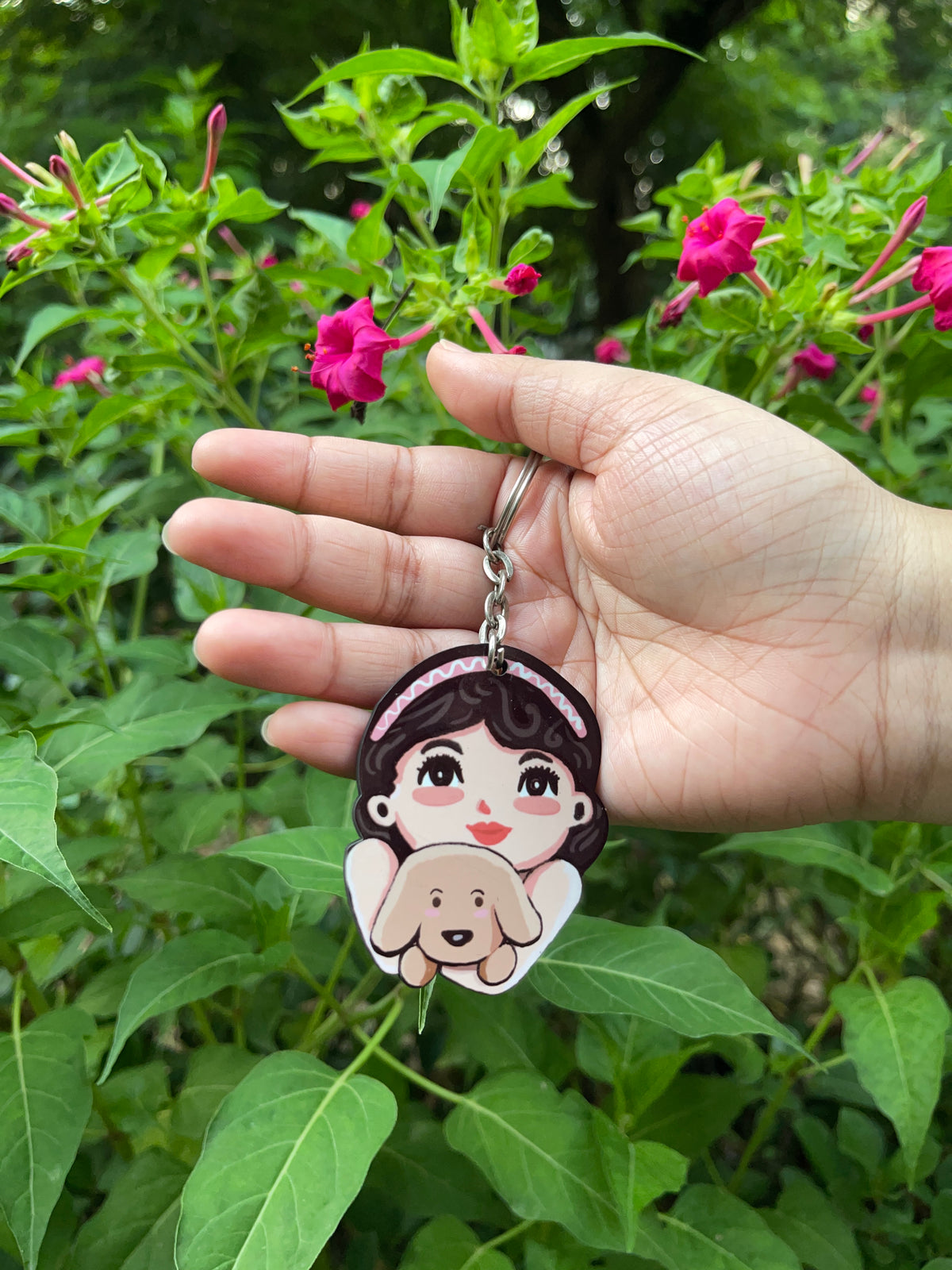 Puppy Love - Girl Personality Pop Keychain