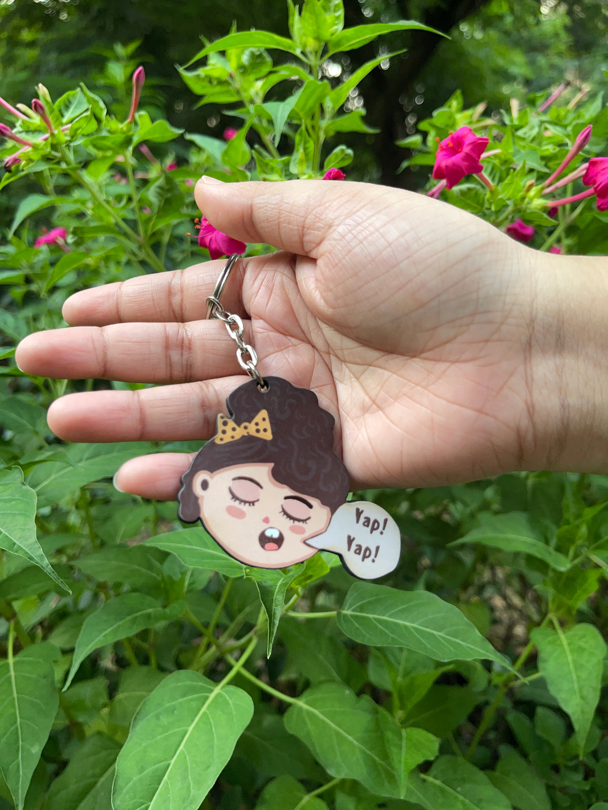 Non-stop Talker - Girl Personality Pop Keychain