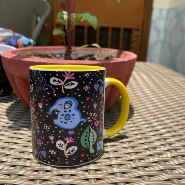 Bunny Hop, Shy Elephant Mug & Cushion Combo