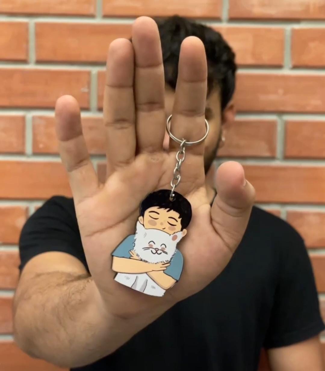 Cat Dad - Boy Personality Pop Keychain