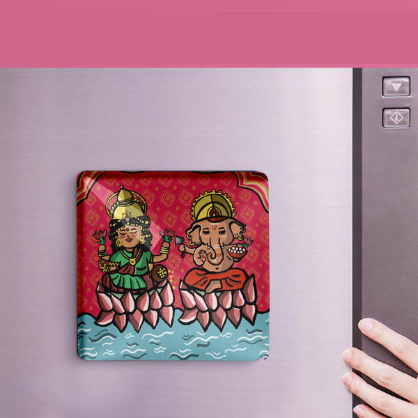 Ganesha Lakshmi Magnet