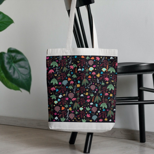 Pashmina Design Inspired Tote-Bag